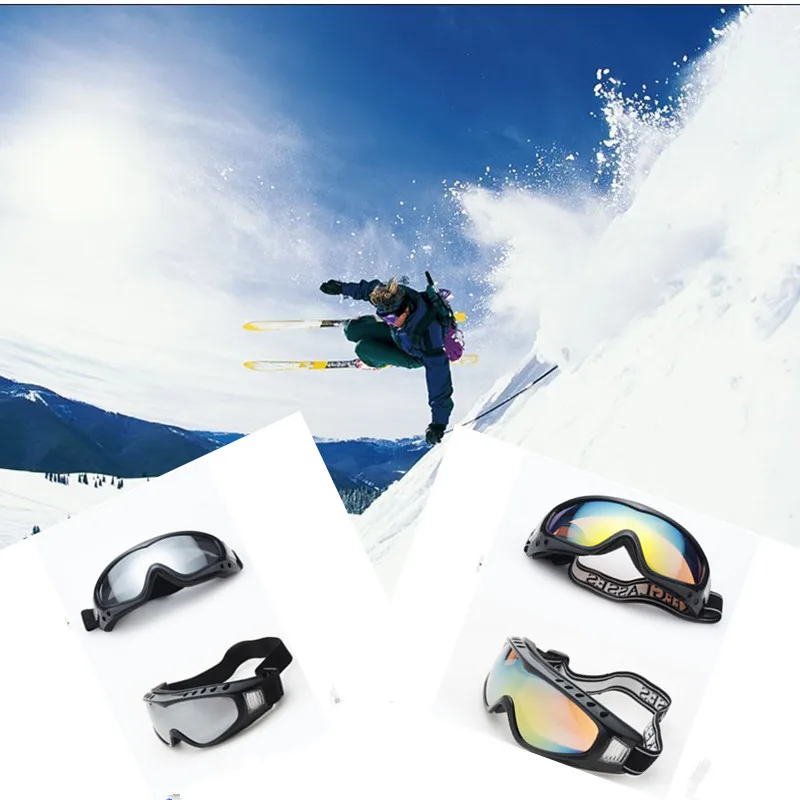 Professional ski goggles double UV400 anti-fog big ski mask glasses skiing snowboarding men women snow goggles BO#