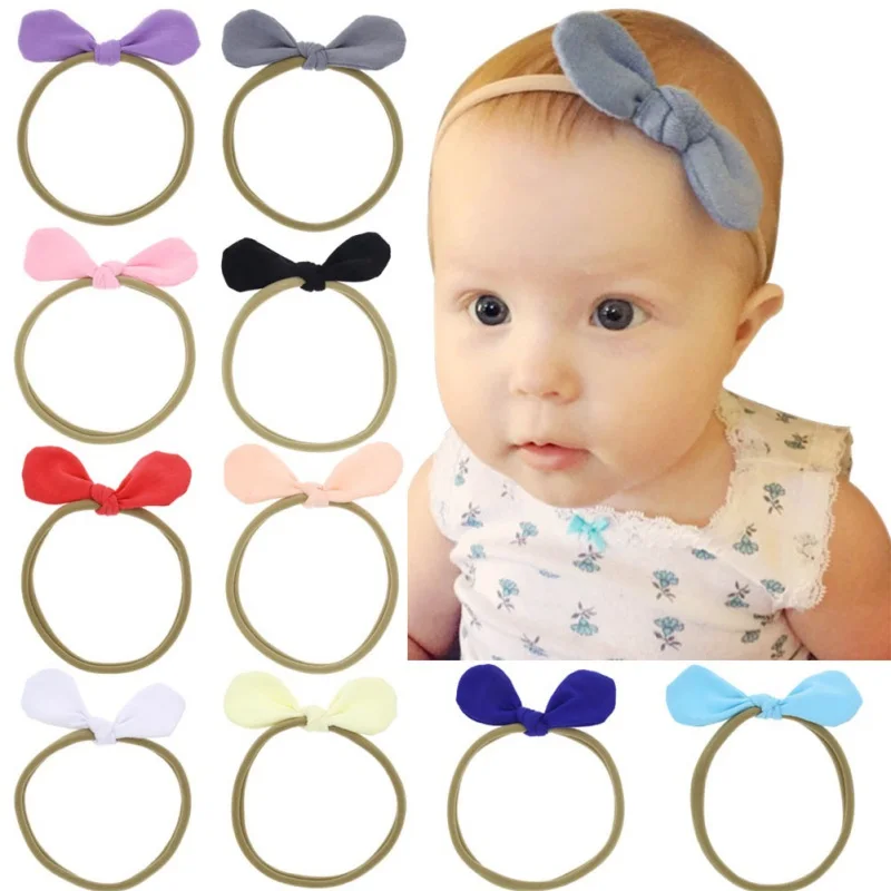 

New fashion 1Pcs Baby Hair Band Children Hair Accessories Headwear Toddler Girl Kids Bowknot Hairband P1