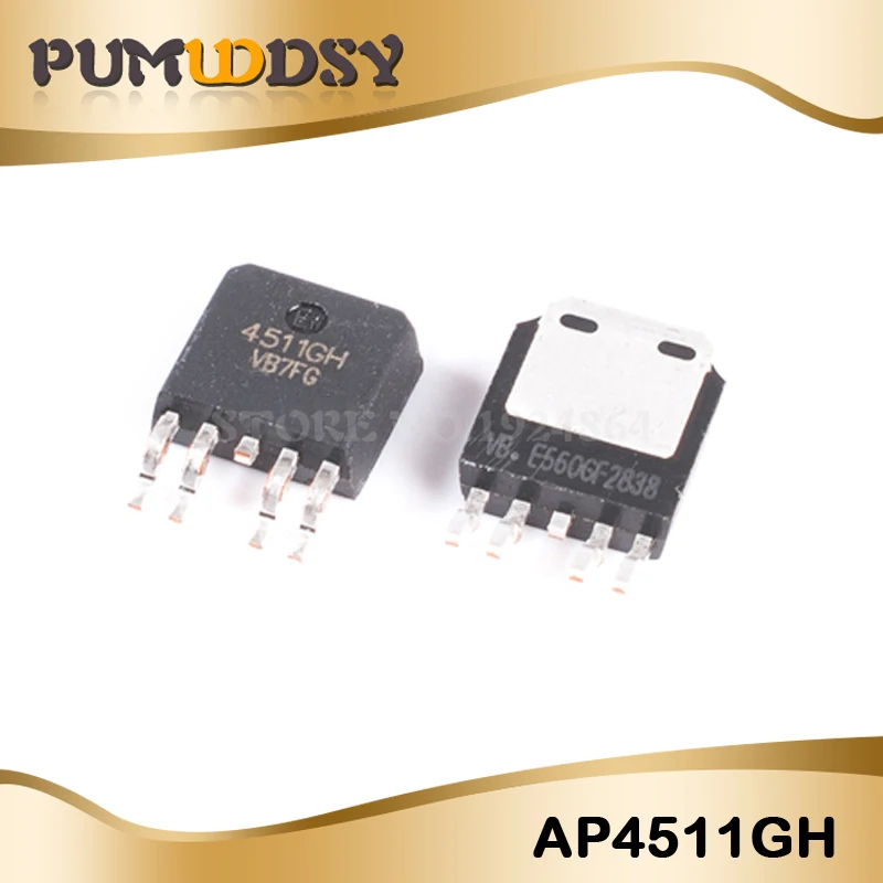 

10PCS AP4511GH 4511GH LCD TO-252 supply chip New Original Free Shipping IC