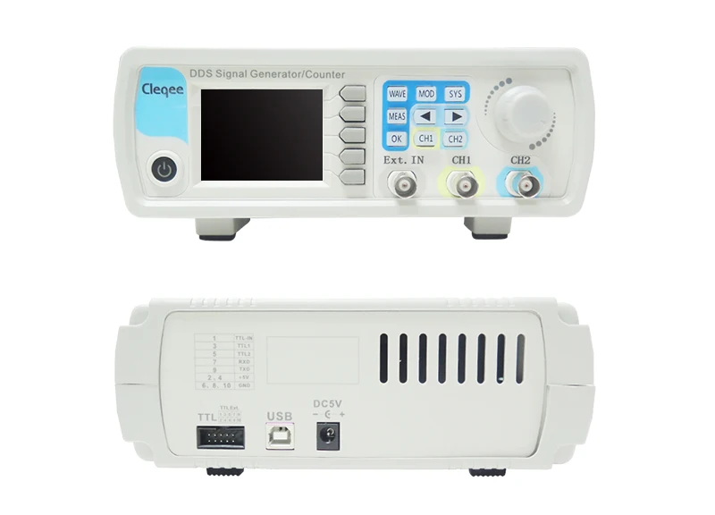 Cleqee JDS6600-60M JDS6600 Series 60 МГц цифровой двухканальный генератор сигналов с функцией DDS