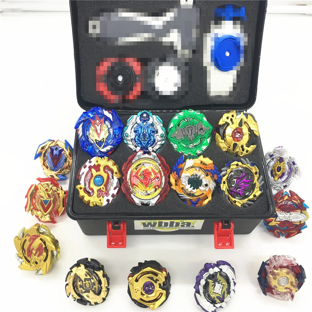 

Gyro Set Beyblade Burst Beybleyd Toys for Children with Storage Box 8Pcs Gyro with Launcher in Storage Box Beyblade Set for Kids