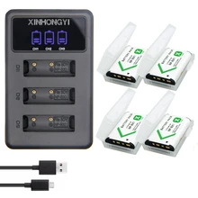 4x NP-BX1 battery NP BX1 + 3 Slots Charger for Sony DSC-RX100 DSC-WX500 HX300 WX300 HDR AS100V AS200V AS15 AS30V M2 M3 bateria 4x NP-BX1 battery NP BX1 + 3 Slots Charger for Sony DSC-RX100 DSC-WX500 HX300 WX300 HDR AS100V AS200V AS15 AS30V M2 M3 bateria