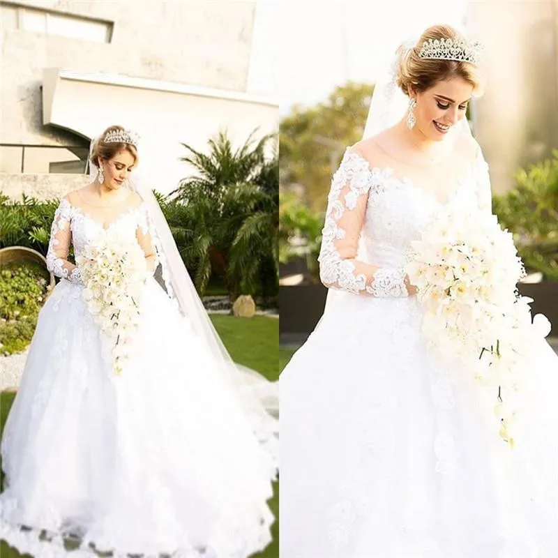 2019-long-scoop-wedding-dresses-plus-size-with-veil-long-sleeves-bridal-gowns-inbal-dror-wedding-dresses_副本