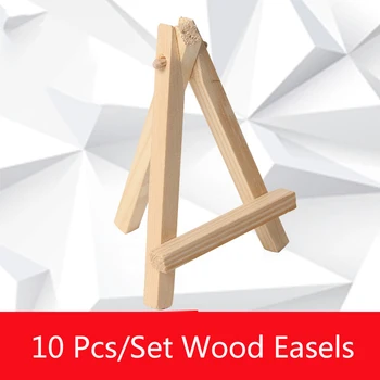 

10pcs/Set 12*7cm Mini Artist Wooden Easel Wood Wedding Table for Party Decoration Card Stand Display Holder