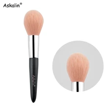 Askalin 1 шт. кисть для пудры макияж матовая черная ручка мягкая элегантная розовая синтетическая кисть для путешествий AL03