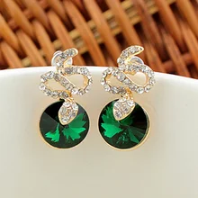 Новые изысканные модные персонализированные роскошные изысканные циркониевые серьги-гвоздики E1956