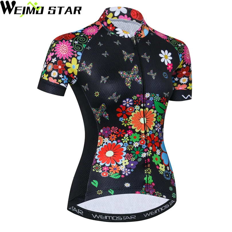 Weimostar Women's Maillot Ciclismo Cycling Jersey Quickdry Full Zipper