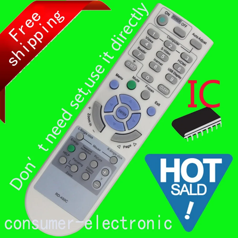 VT695 + VT700 VT800 NP40 NP50 NP51 NP54 NP60 NP63 NP110 NP210 NP215 NP310 NP305 NP405 для Проектор NEC пульт