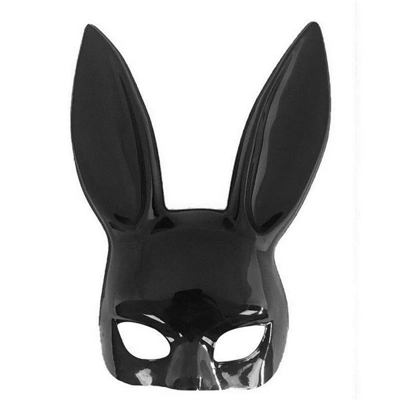 Mark Black/женская сексуальная маска с кроличьими ушками, милые длинные уши кролика, повязка маска на Хэллоуин, маскарад, вечерние аксессуары для косплея
