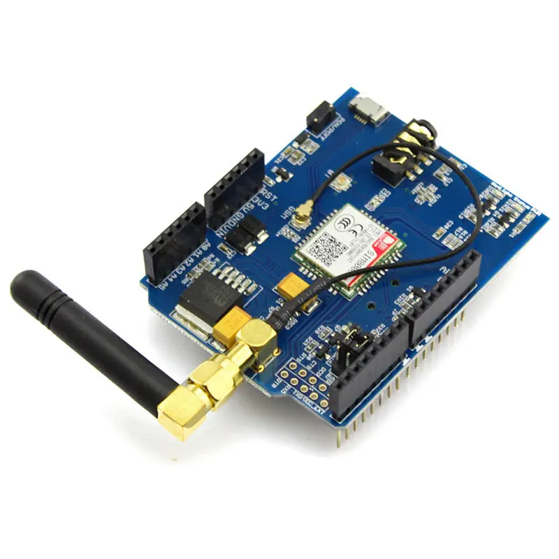 Elecrow GPRS GSM SIM800C щит для Arduino SIM800C модуль с антенной Sim900 GSM GPRS PCBA макетная плата DIY комплект модули