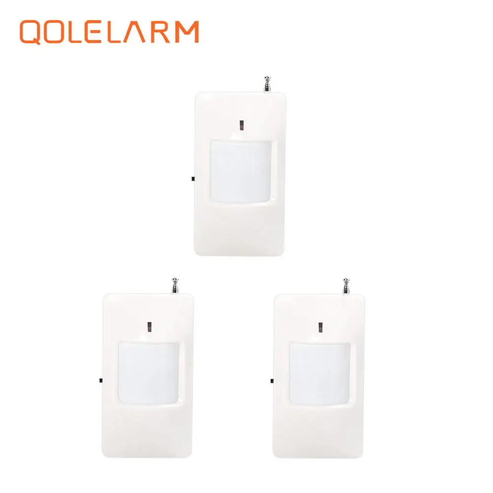 

433 MHz Wireless Infrared detector PIR Motion Sensor for home security PSTN wi-fi gsm sms alarm system