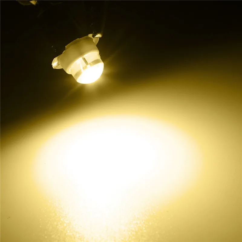 Новейший светодиодный светильник P13.5S PR2 0,5 W для фокусировки, сменный светильник для вспышки, рабочий светильник, лампа 60-100 люмен, Чистый теплый белый DC3V 6V