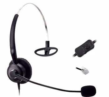 

Wantek Corded Call Center Telephone Headset Headphone with Mic + Volume Mute Contol for Avaya 4610SW 4612 4620SW 4621SW 4622SW