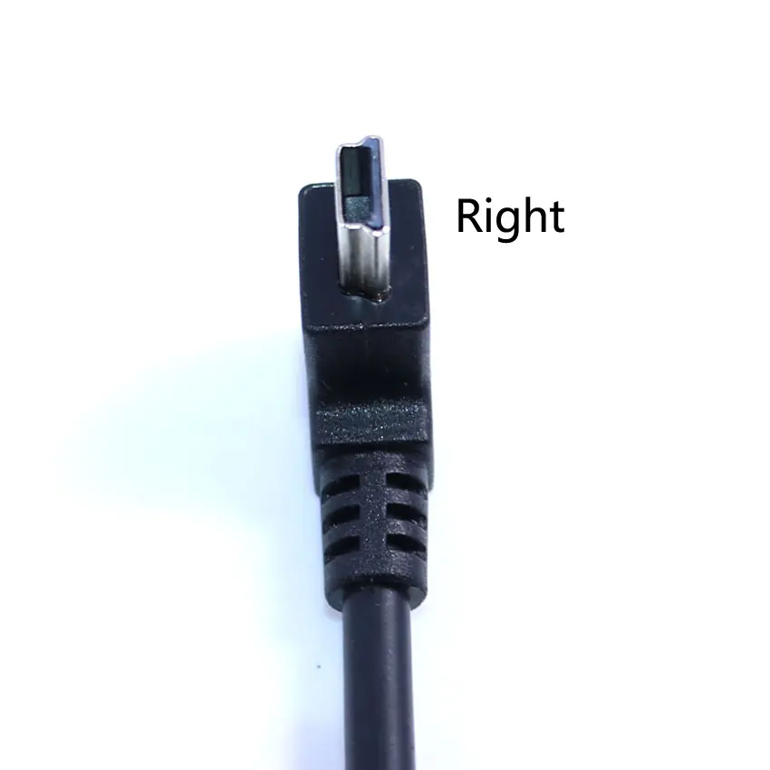 Кабель для передачи данных YuXi 14 см USB 2 0 Micro Male вниз влево вправо угловой к Mini 5pin