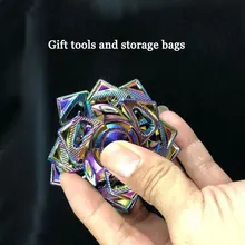 Многоугольник DIY сборка бесконечный Штабелируемый Спиннер гироскоп палец спираль EDC взрослый ребенок антистресс забавная игрушка