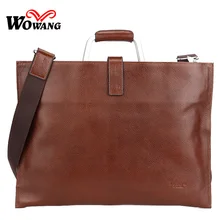 2016 Men’s Briefcase 100% Genuine Leather Business Handbag Brand Laptop bag Men Messenger Bag Men Travel Shoulder Crossbody bags