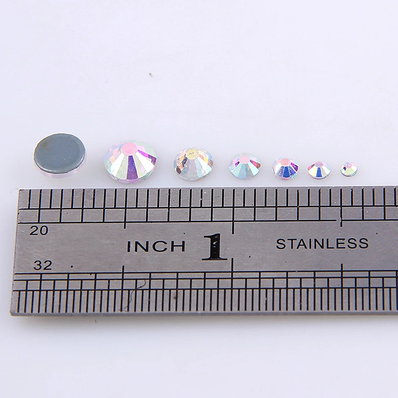 AAA+ высокое качество кристалл AB с серебряным клеем DMC камни горячей фиксации Flatback железные Стразы DIY аксессуары на ткань одежду