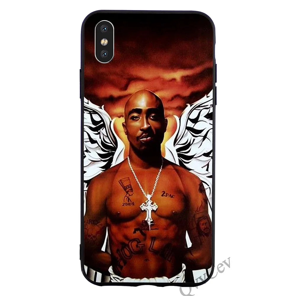 Противоударный 2Pac Тупак Шакур чехол для телефона iPhone Xs Max чехол X 6 6S XR 8 Plus 7 5S 5 SE мягкий - Цвет: K0521605