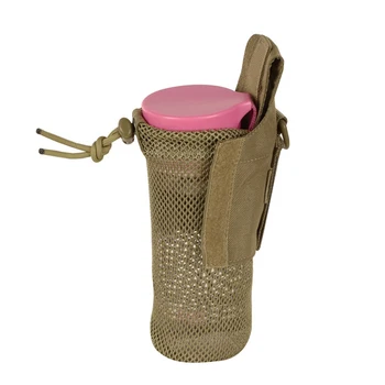 

Newest Military Bottle Bag Outdoor Invisible Portable Kettle Net Pocket Sports Water Bottle Outdoor Tactical Water Battle Bag