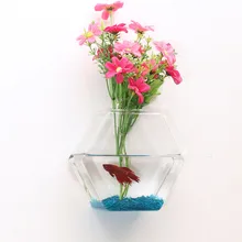 Стеклянная ваза для растений круглый стол настольный гидропоника горшок для дерева бонсай подвесные горшки контейнер для растений поднос домашний декор