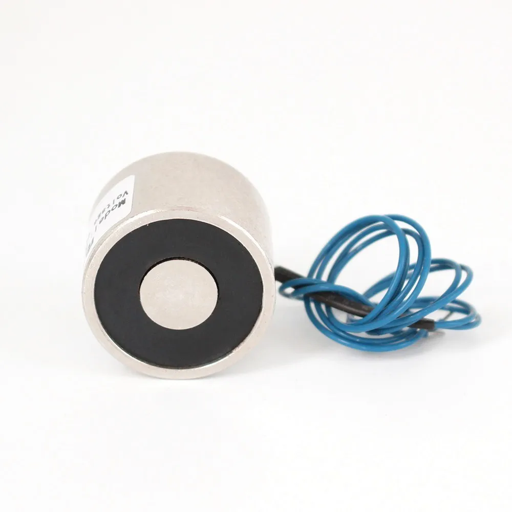 30*25mm Suction 12KG 120N DC 5V/12V/24V Mini solenoid electromagnet electric Lifting electro magnet strong holder cup DIY 12 v