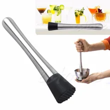 Novo cocktail muddler mojito cocktail mixer bar barware aco inoxidável diy beber frutas muddler esmagado gelo barware barra de f