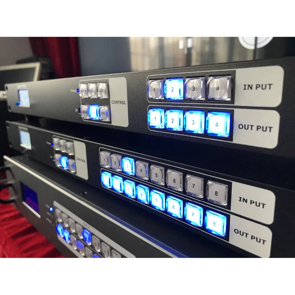 ISEEVY 8x8 HDMI матричный коммутатор с 8 в каналов Поддержка 4K x 2K @ 30Hz 1080P3D 60Hz HDCP 1 4 Blue ray