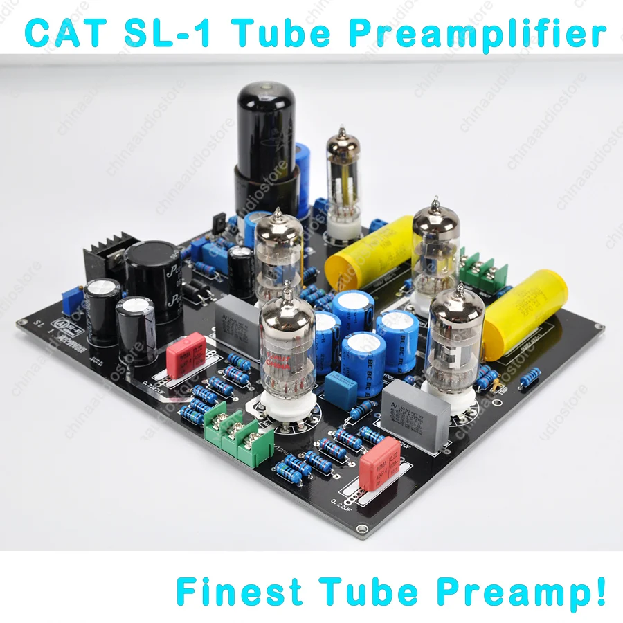 Конечная конвергентная аудио технология CAT SL-1 SL1 ламповый предусилитель для DIY аудио усилитель мощности, собранный