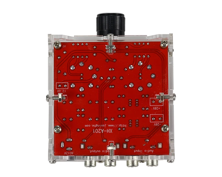 Ghxamp ламповый усилитель предусилитель 6J1 электронный клапан желчный предусилитель вакуумная трубка аудио Плата тон двухканальный с Чехол AC12V