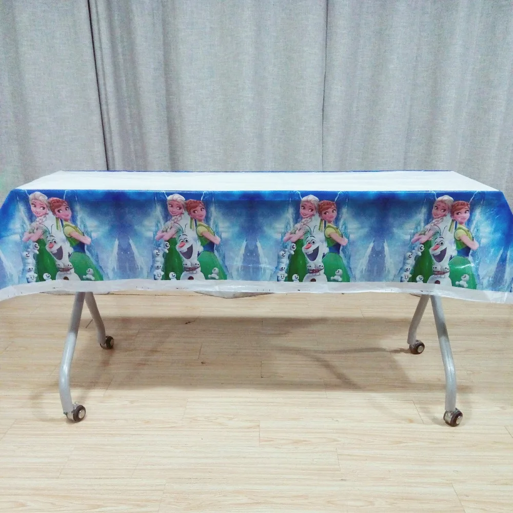 

108cm*180cm Frozen Anna Elsa Birthday Party Supplies TableCloth Favor Kid Girls birthday Table cloth Baby Shower Decoration