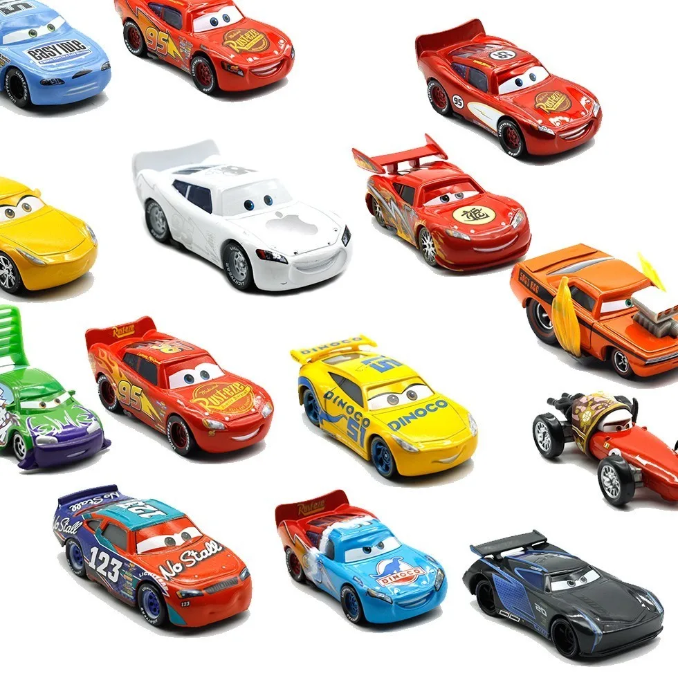 Disney Pixar Cars 2 Lightning McQueen Mater 1:55 литой металлический сплав модель автомобиля подарок