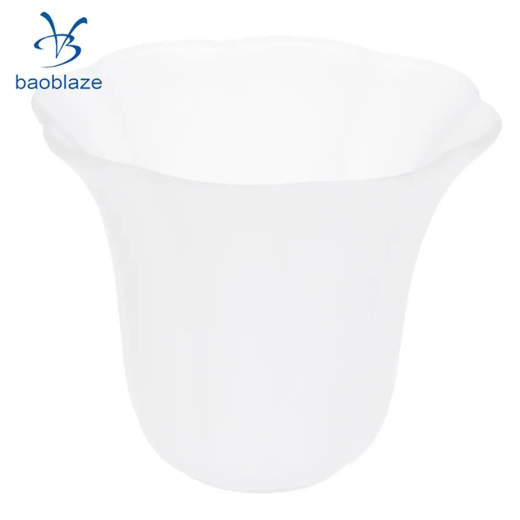 Baoblaze E27 Lamp Holder Glass Table Lamp Shade Modern Standard Small Lamp Shade