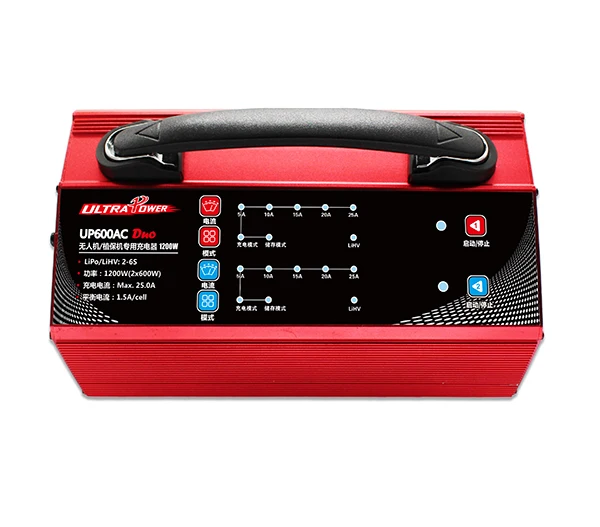 Ultra Power UP600AC 110-220V AC Input DUO 600W x 2 Dual Channel Balance Charger (for plant protection drone)