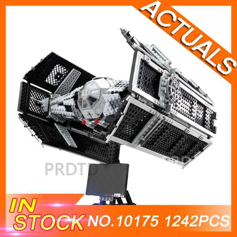 

DHL 10175 1242Pcs Star Toys Wars The USC Tie Advanced Fighter Set Building Blocks Bricks Kids Toys LegoINGlys Gift StarWars Kid