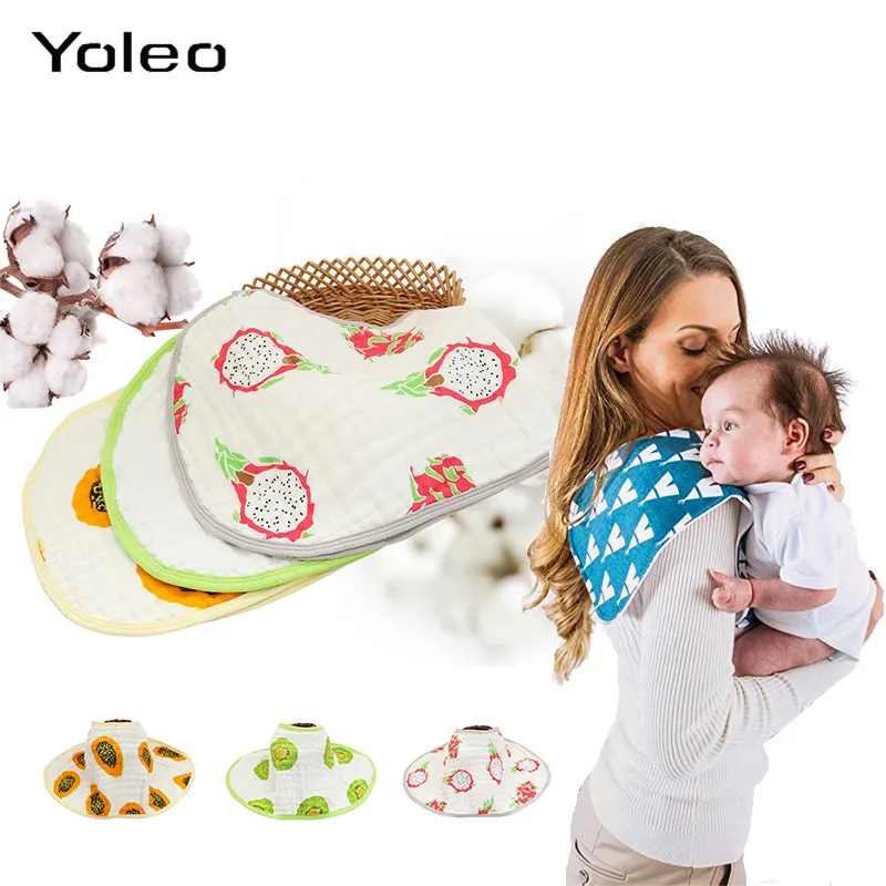 

muslin Washable Baby Spit Milk Pad Newborn Feeding Towels Infant Baby Handkerchief Kids Toddler Napkins Baby Bibs multifunction