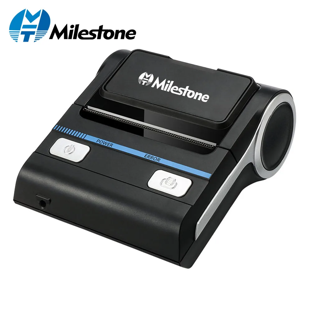 Review Milestone 80mm Thermal Printer Bluetooth Android POS Receipt Bill Printer Printing Machine MHT-P8001 for Small Business Computer