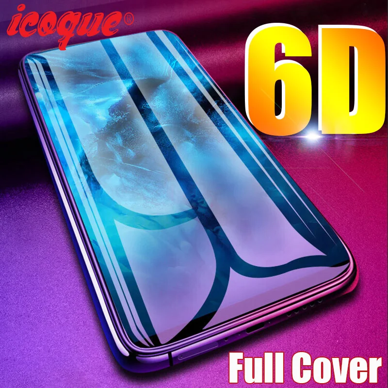 

6D Protective Glass for iPhone 8 7 Screen Protector Full Cover 3D iphone7 5D Tempered Glass for iPhone 7 8 6s 6 Plus X XS Max XR