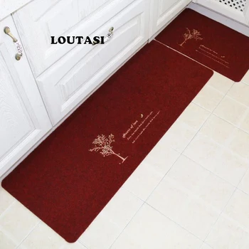 

LOUTASI Welcome Floor Mats Area Rug Anti-skiddin Water Uptake Oil Absorption Carpet Doormats Kitchen Bathroom Bedroom Door Mat