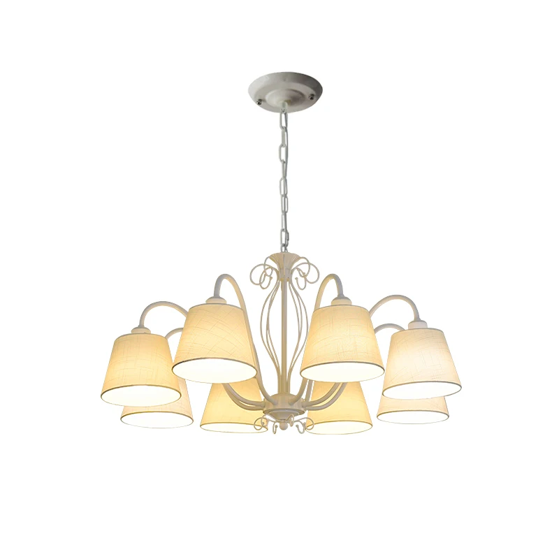 

Bud body chandeliers,ins style simple 3/5/6/8LT,ceiling or hang up,Fabric shade,220v Warm light is not afraid of cold