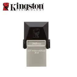 Kingston usb флэш-накопитель 16 ГБ 32 ГБ 64 ГБ USB3.0 Flash Memory Stick OTG Duo флешки Micro USB memoria диск для Android-смартфон