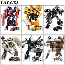 Hot Plastic Kids Transformation Toys g1 Brinquedos Deformation font b Robot b font font b Car