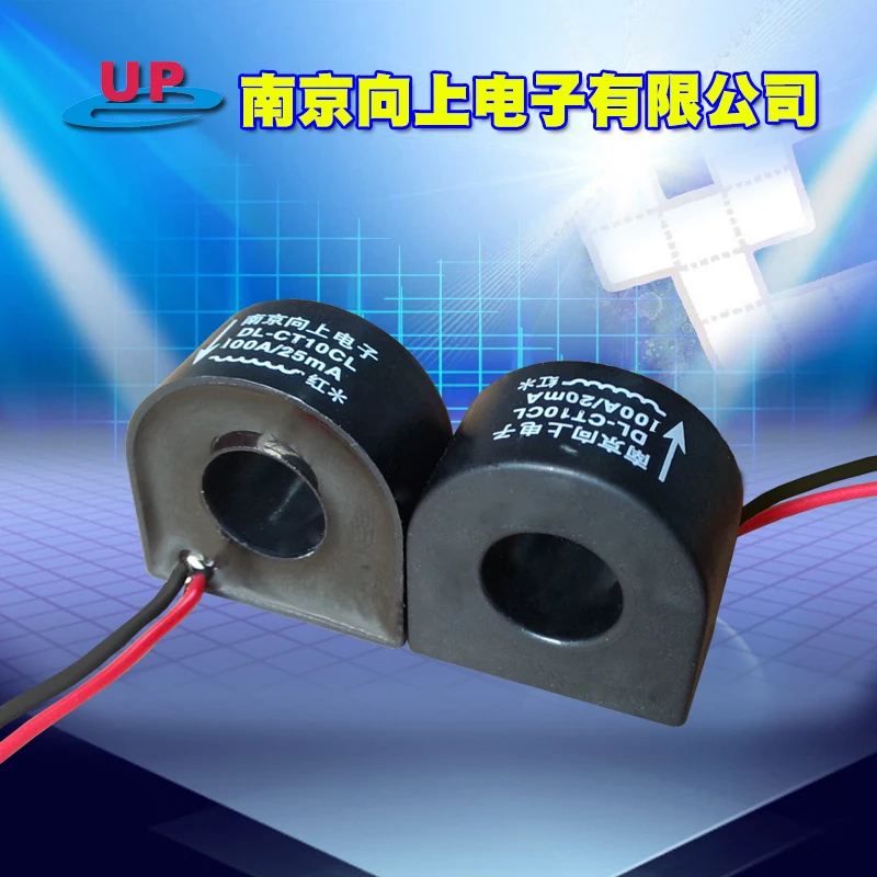 

DL-CT10CL-100A/25mA Miniature Current Transformer 100A/20mA 4000:1 5000/1