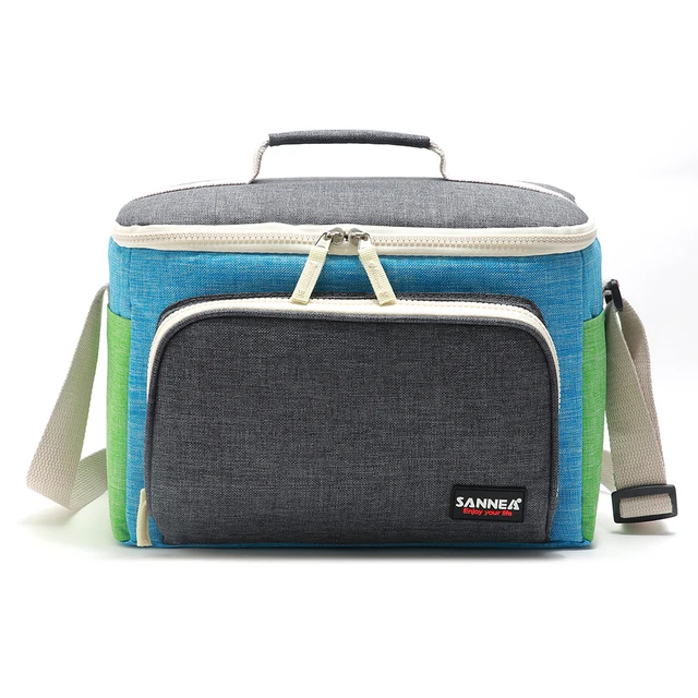 Us 14 61 35 Off 9l Lunch Bag Kid Camping Outdoor Thermos Portable Travel Shoulder Recreation Cooler Insulated Thermal Tourism Picnic Child In