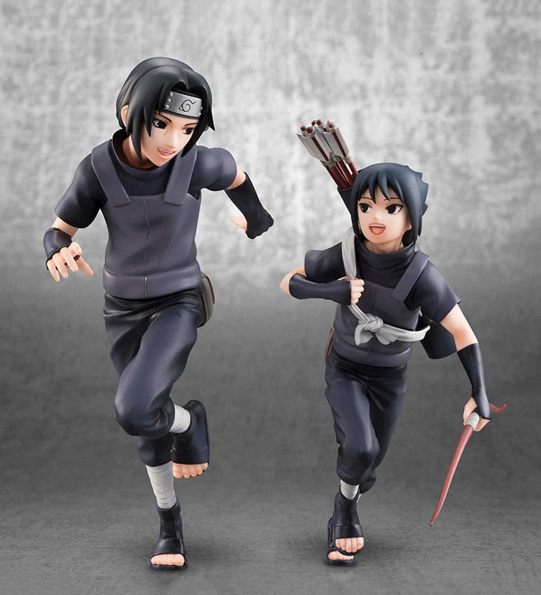 2 шт./компл. Наруто: Uchiha Itachi &amp Sasuke G.E.M. Экшн-фигурки из ПВХ серии T30 | Игрушки и хобби