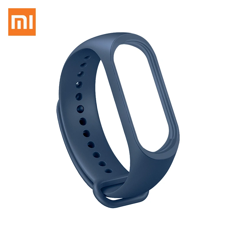 Оригинальный ремешок на запястье Xiaomi Mi Band 3 4 черный синий оранжевый винно красный