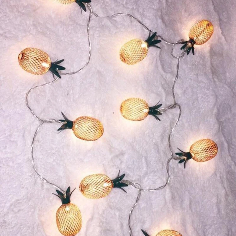 Led Light String Pineapple Lamp Strings10203040LEDs Fairy String Lamp Waterproof Battery Operated Xmas Party Lighting (3)
