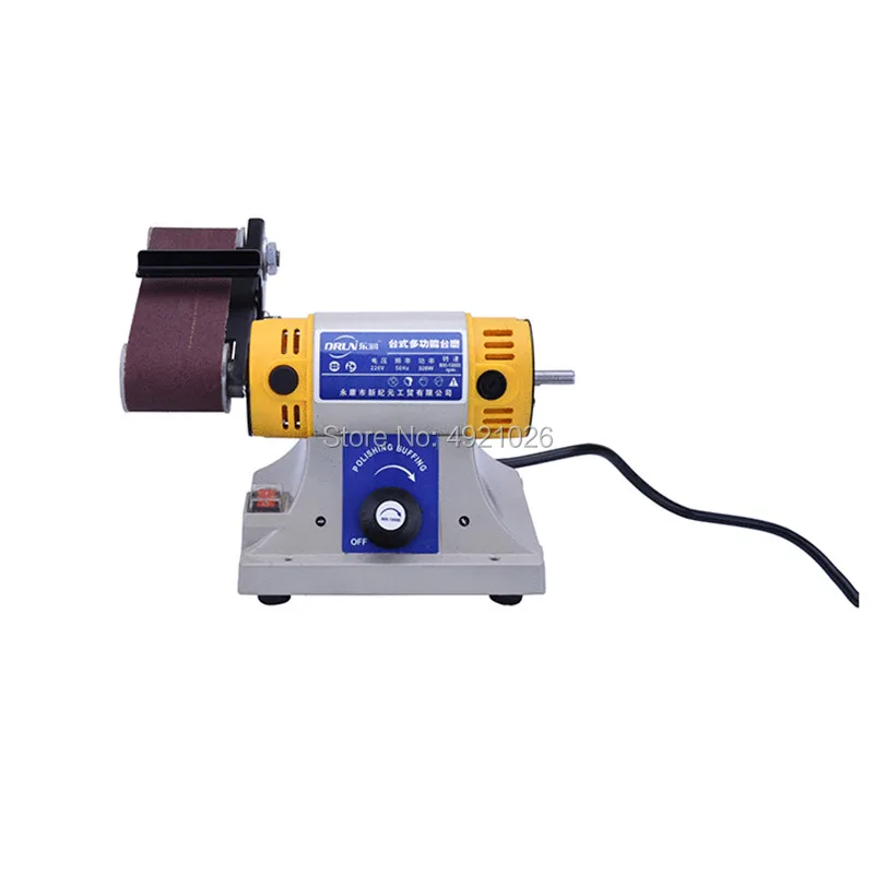 

Best price 220V Multi-function electric Belt Sander Woodworking metal jade polishing Grinding machine