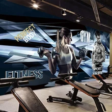 Beibehang пользовательские модные классические обои ретро ностальгические фитнес красивая девушка фото рабочие papel де parede 3d папье peint