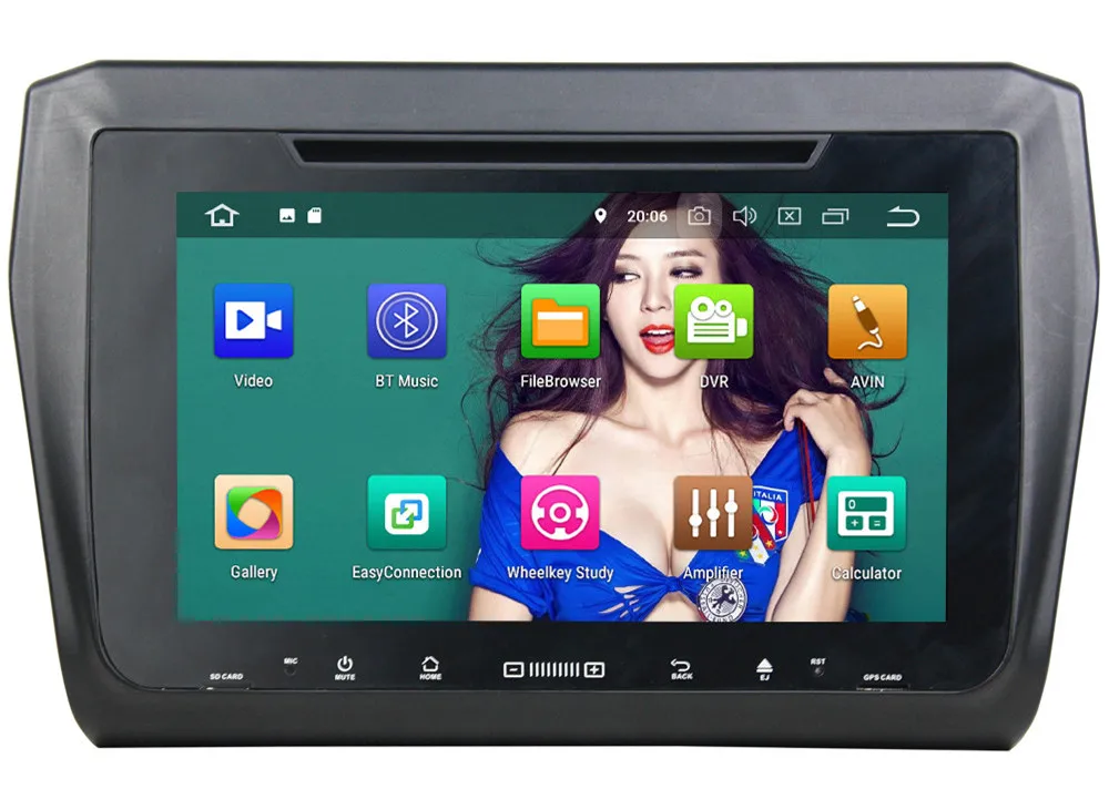 Discount 8" Octa Core 4G Android 8.1 4GB RAM 64GB ROM BT RDS Car DVD Multimedia Player Radio Stereo Head Unit For Suzuki Swift 2017 2018 1