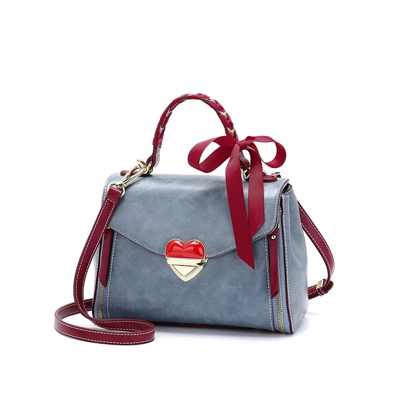 

Luxury Women Genuine Leather Handbags Ladies Retro Elegant Shoulder Messenger Bag Cow Leather Handmade Womans Bags 2019 New C925